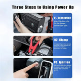 Minus Two 1000A Car Jump Starter with Air Pump Portable Tire Inflator Emergency Booster