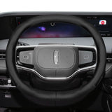 Lincoln Ultra-Thin Leather Steering Cover Car Interior Accessory Hocasen