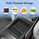 BYD Seal 05 DM-i 2025 Center Console Armrest Box Car Storage Box Accessories Organizer Tidying Tray ABS Black Car Interior Ac