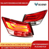 LED Tail Lights Amber Signal for Honda Accord 08-12