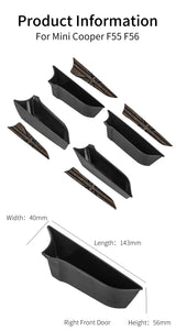 Door Slot Storage Box Organizer for Mini Cooper F55