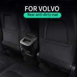 Artificial Leather Kick Pad Trim for Volvo Models Car Interior Accessory LINGLUYANG