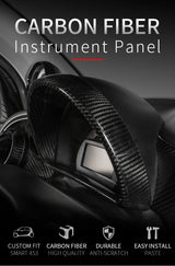 Carbon Fiber Dashboard Screen Trim for Smart 453 Car Interior Accessory OEM