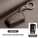 Genuine Leather Car Key Case Cover For Toyota Auris Verso Yaris Scion Aygo Corolla Reiz Avensis Rav4 Levin Camry