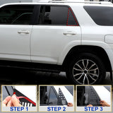 Aluminum C-Pillar Trim for Toyota 4Runner Car Interior Accessory HEBE
