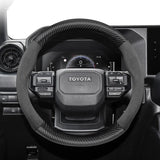 Suede Carbon Fiber Cover for Toyota Corolla RAV4 Car Interior Accessory Hocasen