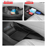 Center Console Lower Storage Box for BYD Seal 06GT 2024 2025 Car Central Tray TPE Organizer Accessories Tidying Black Car Int