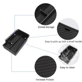 MG 4 MG4 2025+ Central Armrest Storage Box Stowing Tidying Car Tray ABS Organizer Accessories Black Central Armrest Storage B
