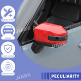 Red ABS Mirror Cover for Jetour Traveler T2 2023 Car Interior Accessory HEBE