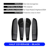 For Tesla New Model 3+ Highland 2024 Rear Full Storage Box Door Handle Armrest Tray Organizer Car Organizer TEKSY