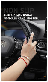 Honda Carbon Fiber Wave Shaped Steering Cover