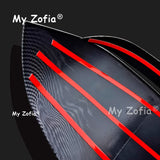 For LEAPMOTOR B10 2025 2026 Car Style Rearview Mirror Cover Trim Protect Kit Rear View Mirror Rain Eyebrow Frame ABS Accessor