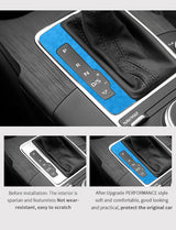 For Audi 8V A3 S3 (2014-2019) Sport Gear Shift Cover Panel Trim Frame Stickers Made of Alcantara Car Interior Tuning Accessor