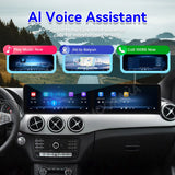 24.6" Dual Screen Android Stereo for Mercedes B-Class 2014–2019 Android Head Unit Aotsr