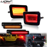 LED Bumper Lights Switchback DRL for Hummer H2 2003-2009 Exterior Light iJDM