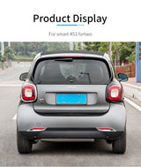 Rear Fog Light Cover Chrome for Smart 453