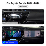 Android 13 Dual Screen Head Unit for Toyota Corolla 2014-2016 Android Head Unit Aotsr