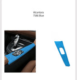 For BMW 4 Series F32 F33 F36 Center Console Multimedia Panel Trim Frame Sticker Car Interior Tuning Accessory Made of Alcantara