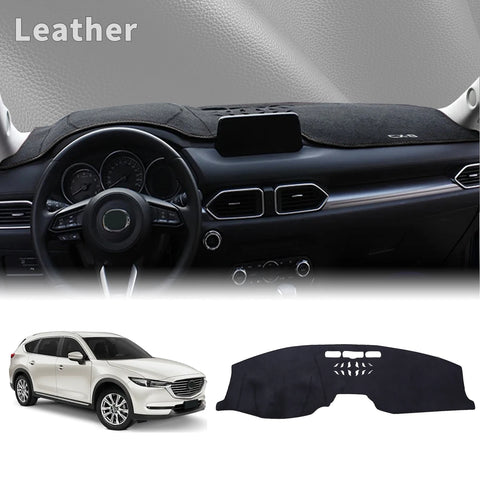 Premium Leather Dashboard Sunshade Cover for Mazda CX-8 2017–2024 Dashboard Mat CATUSIKI