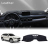 Premium Leather Dashboard Sunshade Cover for Mazda CX-8 2017–2024