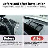 Hidden Behind-Screen Storage Box for BMW X3 G45 2025-2026 Car Interior Accessory CATUSIKI
