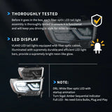 LED Reflection Headlights for Toyota Tundra Sequoia Car Interior Accessory Vland