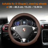 Ultra-Thin Leather Wheel Cover for Porsche Cayenne 911