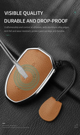 5 Button Aluminum Alloy Goatskin Car Key Case Cover For Trumpchi GAC 2021 Empow J11 J12 J13 J14 J15 J16 GS8 Keychain Accessories