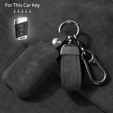 Made of Alcantara Car Key Case Cover For VW Volkswagen Passat B8 CC Arteon Magotan GTE Skoda Fabia Superb A7 Kodiaq Accessori
