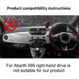 Sunshade Dashboard Protective Cover for Fiat 500 2008–2023 Dashboard Mat CATUSIKI