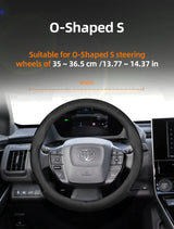 Breathable Leather Steering Wheel Cover for Toyota Car Interior Accessory Hocasen