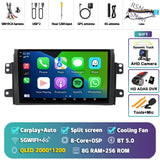 2K QLED Android 15 Multimedia Head Unit for Suzuki SX4 2006-2013