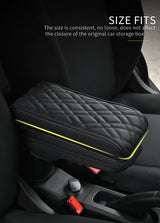 Leather Console Armrest Mat Seat for Smart Fortwo 451
