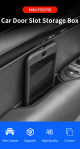 Door Slot Storage Box Organizer for Mini Cooper F55 Car Interior Accessory GMUNI