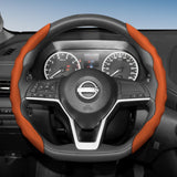 Breathable Wavy Sports Steering Wheel Cover for Nissan