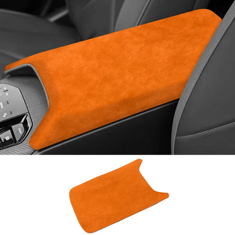 For BMW X3 G45 G48 (2025-) Car Armrest Box Center Console Lid Armrest Cover Accessories Suede Cover Sticker Car Interior Acce