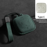 Car Remote Key Case Cover For ZEEKR X 001 7X 001 007 009 Suede Key Bag Cover Shell Protector Keychain Auto Interior Accessories