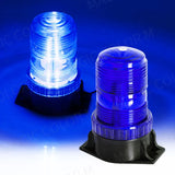 High Power LED Strobe Warning Light for Universal Trucks Car Interior Accessory MAGIC COLORM 12-80V Blue Light