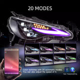RGB LED Headlight with Animation for Subaru BRZ/Toyota 86