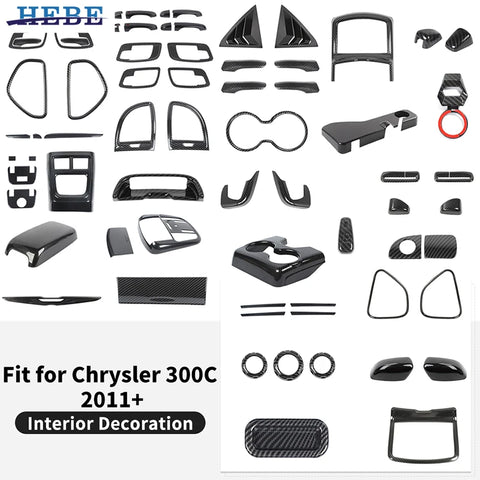 Carbon Fiber ABS Interior Trim for Chrysler 300C 2011-2024 Car Interior Accessory OEM
