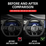 Suede Matte Carbon Fiber Cover for Lynk & Co 01 Car Interior Accessory Hocasen