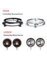 7Inch Round LED Headlight Mounting Bracket Ring For Harley Touring Softail FLD Motorcycle 7" Bracket 4.5 inch Housing Ring Mount