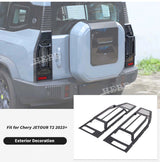 Tail Light Protection Cover for Jetour T2 2023+ Car Interior Accessory HEBE
