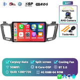 2K QLED Android 15 Multimedia System for Toyota RAV4 2012-2018