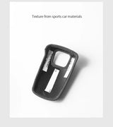 For Peugeot 508 2008 4008 5008 Gear Shift Knob Boot Cover Trim Stickers Car Premium Interior Tuning Accessory Made of Alcantara