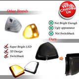 Side Mirror Switchback LED Light for Dodge Ram 1500 2010-2018 Car Interior Accessory iJDM