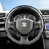 Carbon Fiber Wave Steering Cover for Suzuki Cars