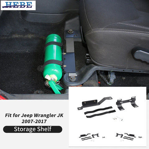Front Seat Fire Extinguisher Mount Jeep JK 2007-2017 Car Interior Accessory HEBE