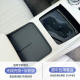 For Geely EX5 Galaxy E5 2024 2025 2026 Car Central Control Water Cup Silicone Pad Anti-Slip Dirt-Resistant Car Interior