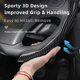 Peugeot Snap-On Carbon Fiber Steering Wheel Cover Car Interior Accessory Hocasen